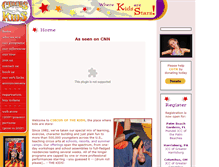 Tablet Screenshot of circusofthekids.com